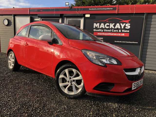Vauxhall Corsa 3dr Hat 1.4 75ps Sting Ecoflex Hatchback Petrol Flame Red
