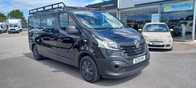 Renault Trafic 1.6 Ll29 Business Dci Crewcab Diesel Black