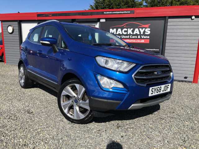 Ford Ecosport 1.0 Titanium Auto Hatchback Petrol Blue
