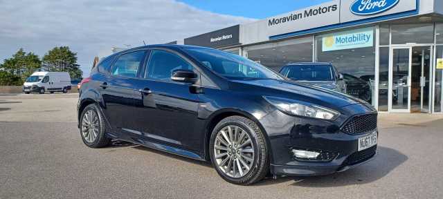 Ford Focus St-line 1.0 Ecoboost Hatchback Petrol Black